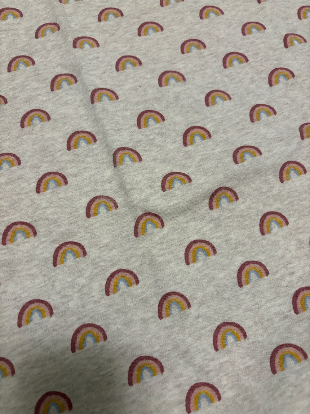 Gymboree Neutral Rainbow Print Nursery Blanket - Soft Cream - Picture 4 of 4